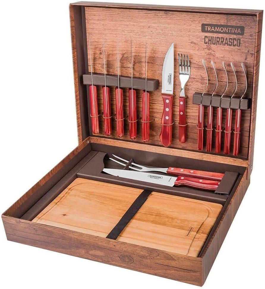 Kit Churrasco Tramontina 15 Peças