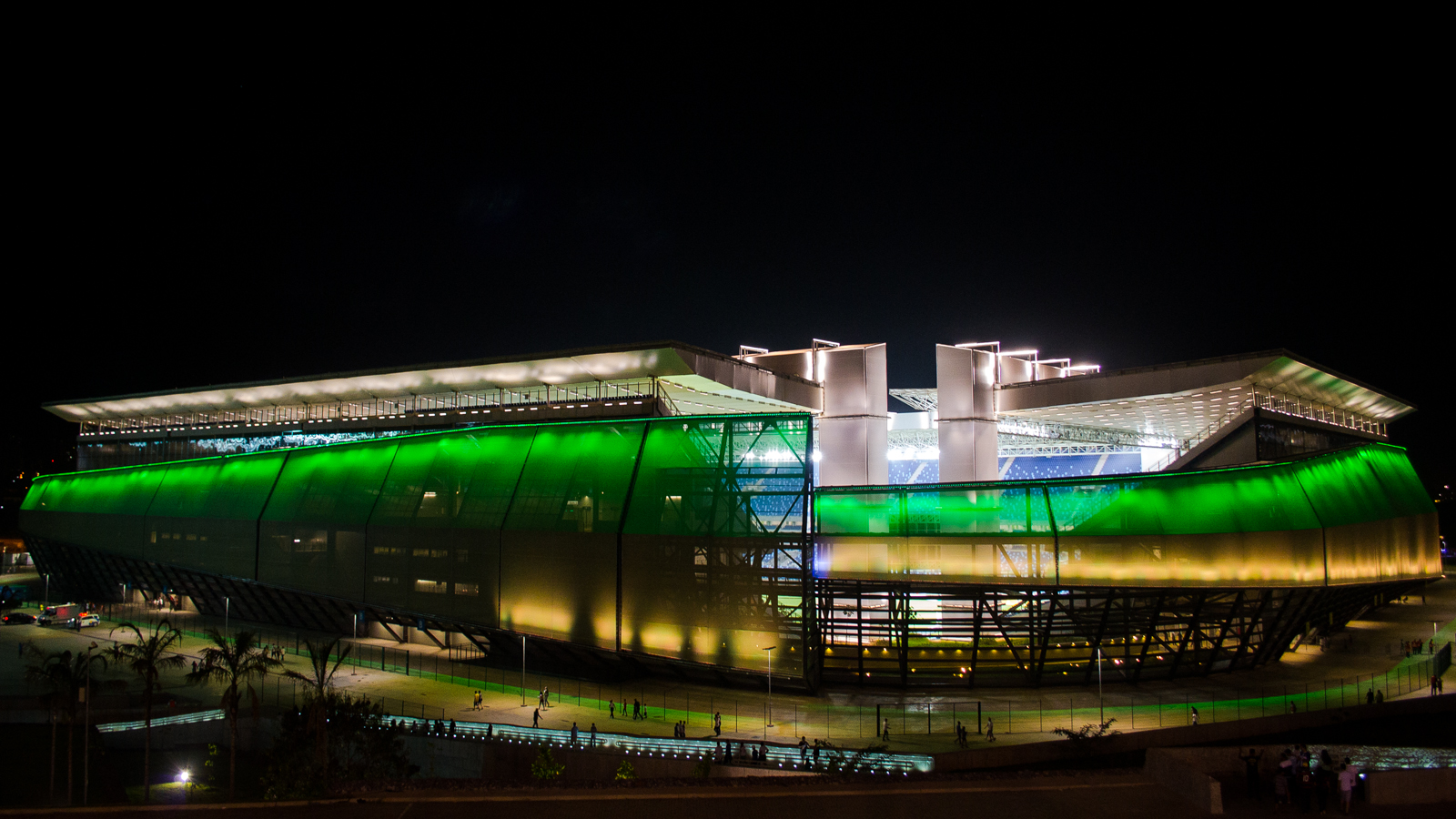 Vista da Arena Pantanal, em Cuiabá