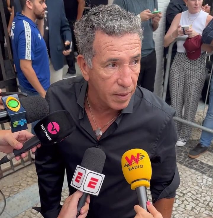 Careca concede entrevista, em 2023