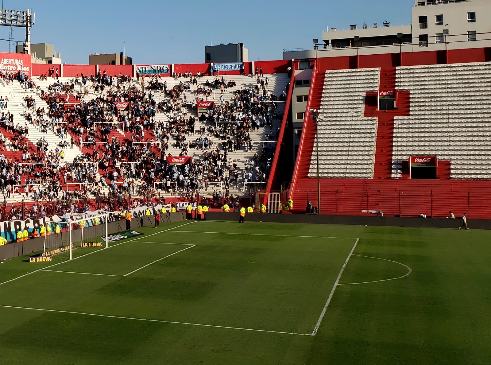Vista do Estádio Tomás Adolfo Ducó, do Huracán, em Buenos Aires